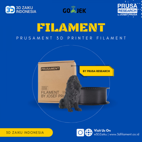 Original Prusament 3D Printer Filament by Prusa Research - Galaxy Black